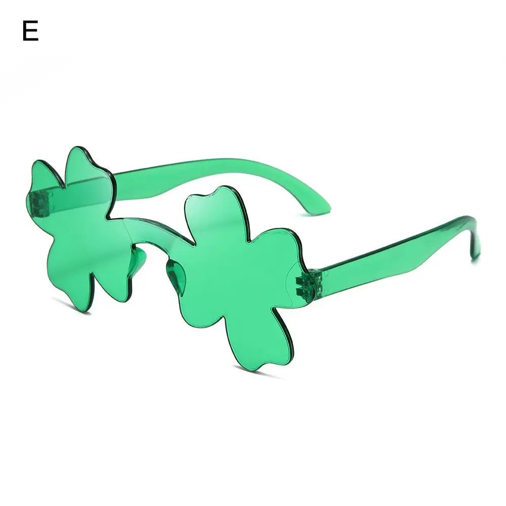 Fashion Rimless Sunglasses Solid Green Ocean Lens Eyewear Women Street Shooting Catwalk Glasses Vintage Brand Beach Sun Glasses