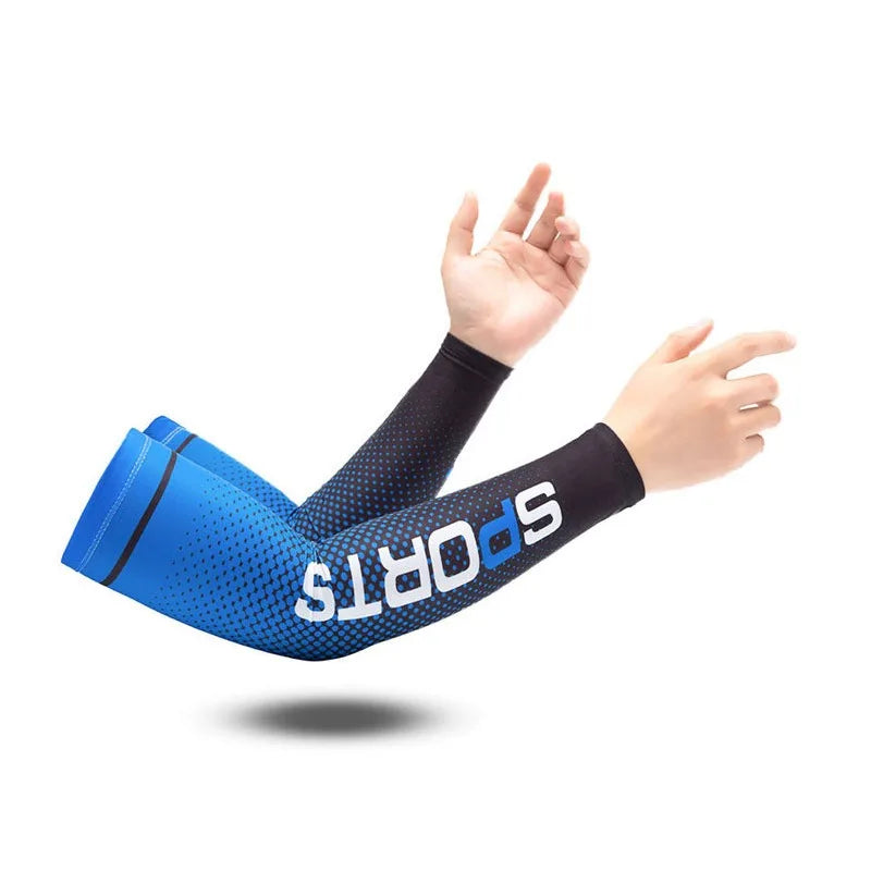 Gloves Sun UV Protection Hand Protector Cover Arm Sleeves Ice Silk Sunscreen Sleeves Outdoor Arm Cool Sport Cycling Sleeves
