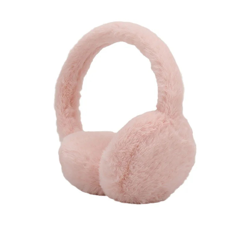 Soft Plush Earmuff for Winter Fashion Women's Outdoor Cold Protection Portable Travel Warm and Thickened Ear Muff Ear Protector