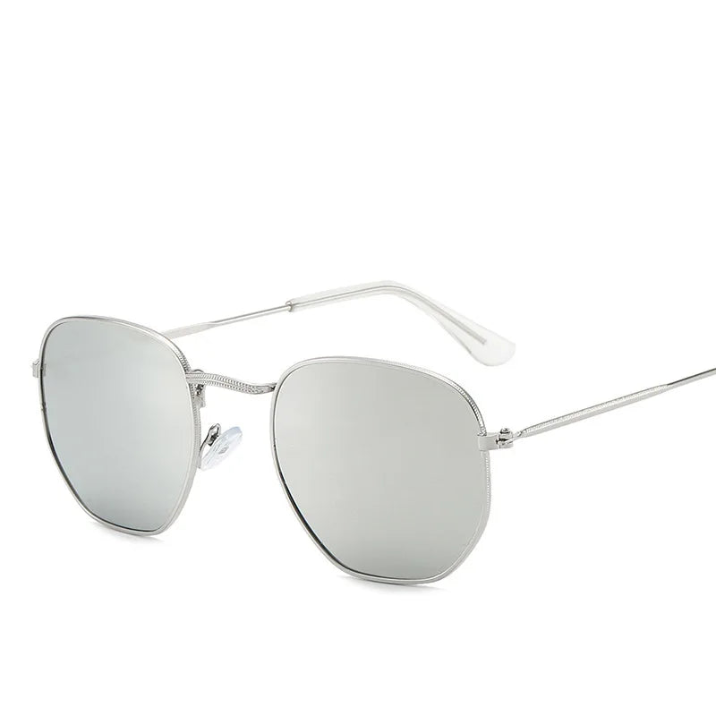 Classic Square Sunglasses Men Women Brand Designer Vintage Sun Glasses Male Metal Frame Outdoor Shades Driving Oculos De Sol