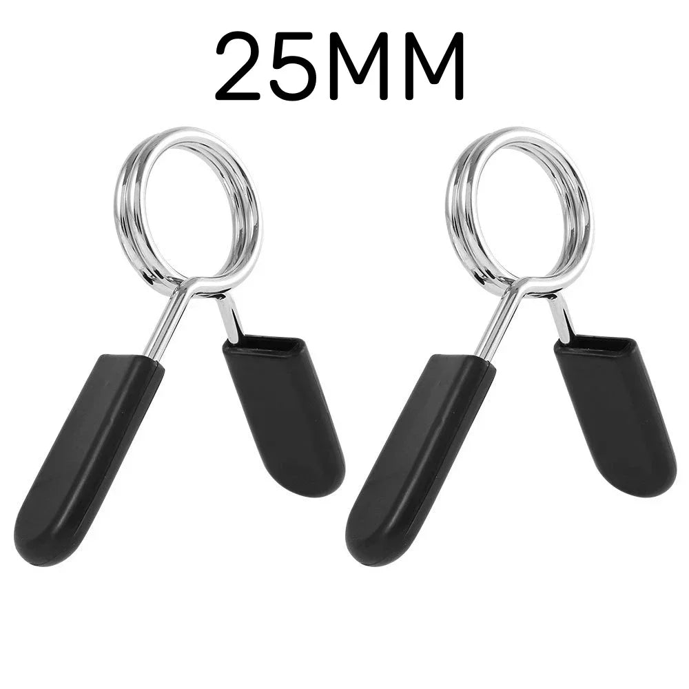 2PCS 25/28/30mm Quick Release Barbell Clamps Spin lock Barbell Collars Weight Bar Clips for Weightlifting and Strength Training