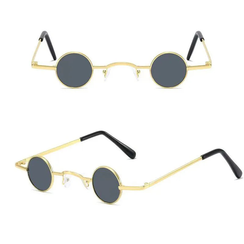 Metal Steampunk Sunglasses Men Women Fashion Round Glasses Brand Designer Vintage Sun Glasses High Quality Oculos De Sol 2023