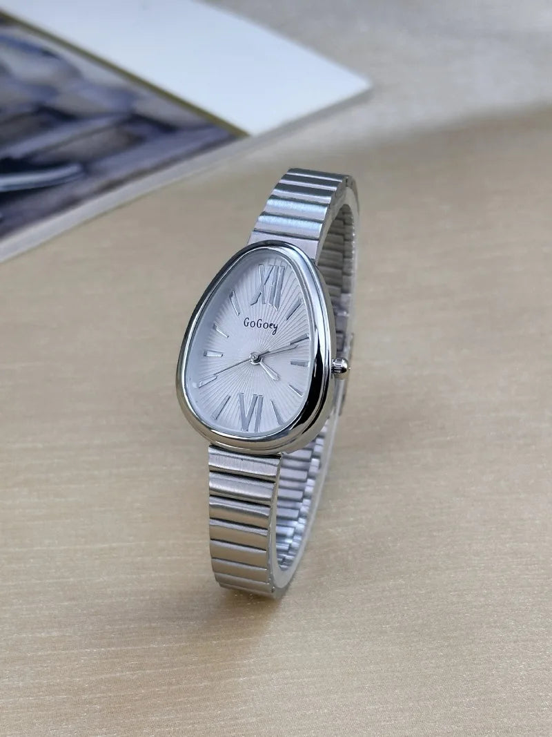 Famous Brand Ladies Watches Snake Head Watch Women Luxury Gift Quartz Wristwatches Fashion Steel Strap Clock Dropshipping