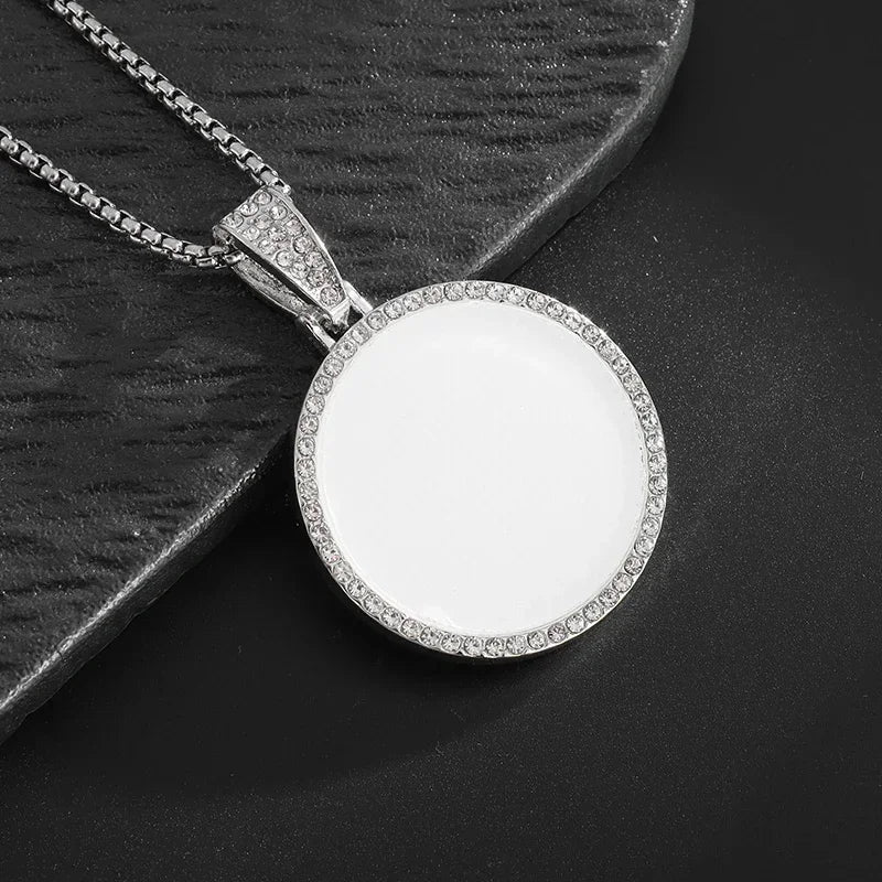 Classic Fashion Punk High Quality Metal Male and Female Hip-hop Pendant Necklace Slip Chain Jewelry