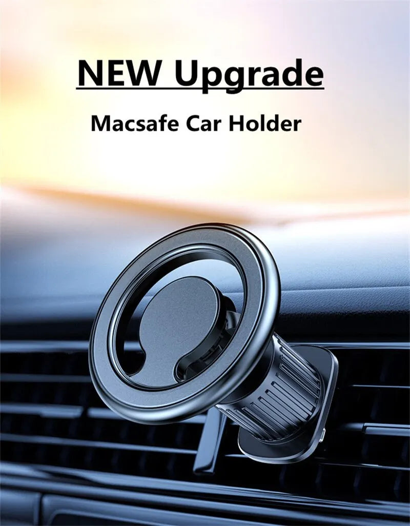 Strong Magnet Car Air Vent Phone Holder for Magsafe Accessories Stand Magnetic Car Dashboard Support for iPhone 15 14 13 12 Pro