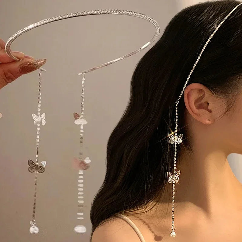 Shiny Rhinestone English Letters Happy Birthday Headband for Women Zinc Alloy Material  Party Jewelry Popular Hair Accessory