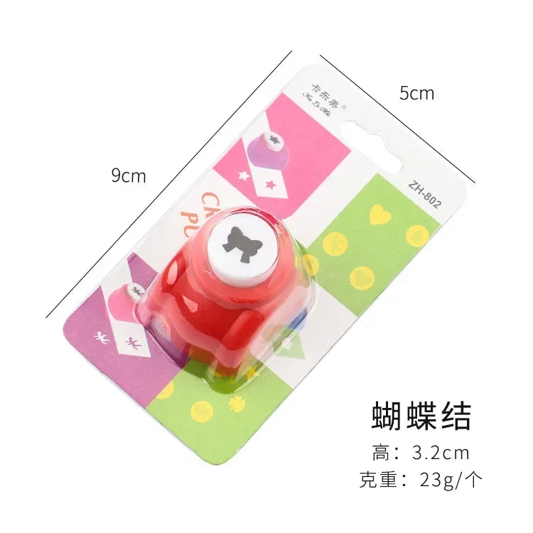 1Pc Mini Paper Punches DIY Crafts Tool Embossing Punches Kindergarten Handmade Hole Puncher For Scrapbooking Gift Card