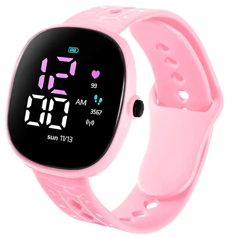 New LED Student Electronic Watch Children Wrist Watch Sports Waterproof Children's Digital Watch kids