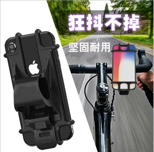 Silicone Bicycle Phone Holder Cellphone Bike MTB Mobile Stand Motorcycle Telephone Support Bracket Accessories for iPhone Xiaomi
