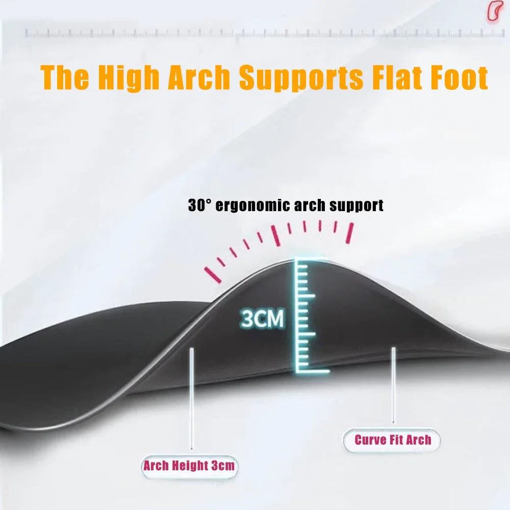 Flat Foot O-Shaped Legs Insole for Shoes Correction Arch Support Plantar Fasciitis Orthopedic Insoles Men/Women Foot Care Insert
