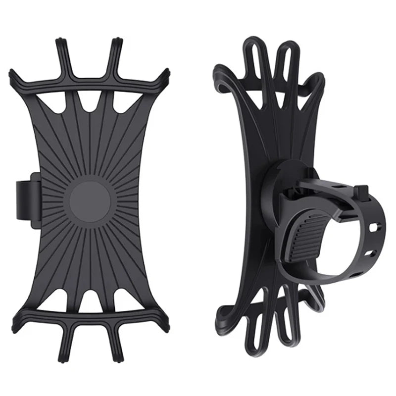Silicone Bicycle Phone Holder Cellphone Bike MTB Mobile Stand Motorcycle Telephone Support Bracket Accessories for iPhone Xiaomi