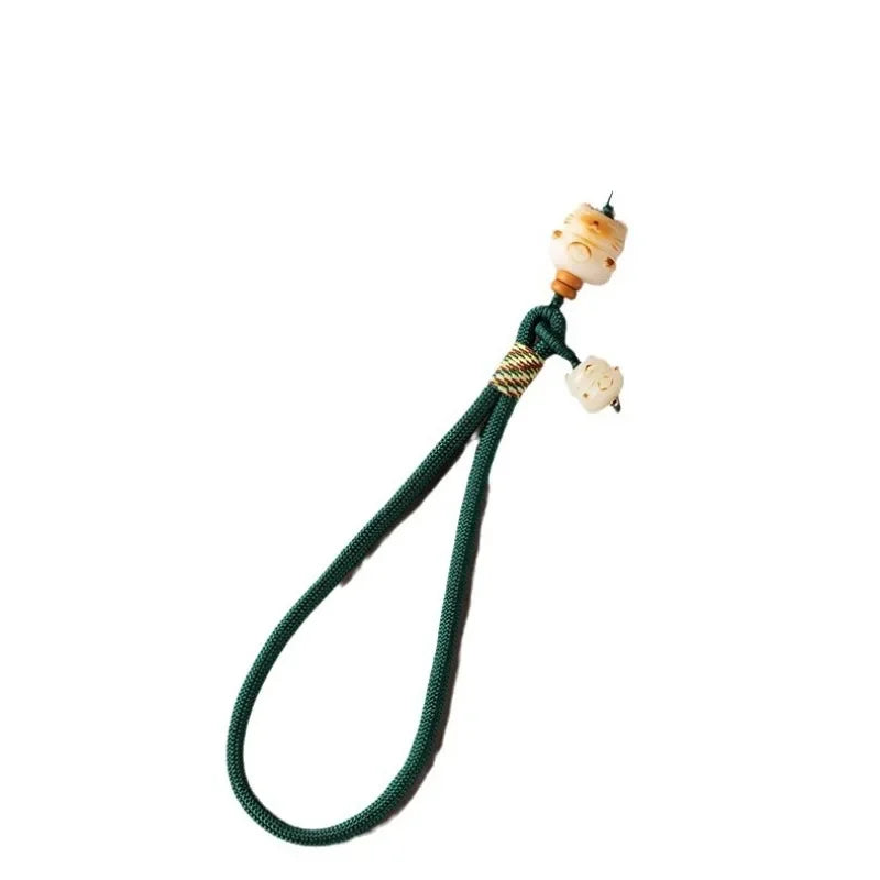 Cute Bodhi Lucky Cat Mobile Phone Wrist Hanging Chain Pendant Pendant Exquisite Anti-loss Drop-resistant Mobile Case Lanyard