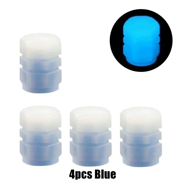 Luminous Tire Valve Cap Car Wheel Hub Glowing Dust-proof  Rim Stem Covers Applicable for Xiaomi M365/1S/Pro Scooter Accessories