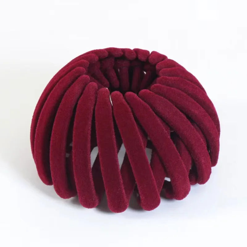 Ponytail Hair Rings Clips Hair Clips Women Bird Nest Shaped Hair Hairpin Simple Magic Lazy Braider Tool Women Hair Accessories