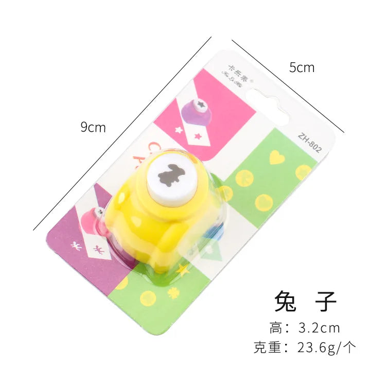 1Pc Mini Paper Punches DIY Crafts Tool Embossing Punches Kindergarten Handmade Hole Puncher For Scrapbooking Gift Card