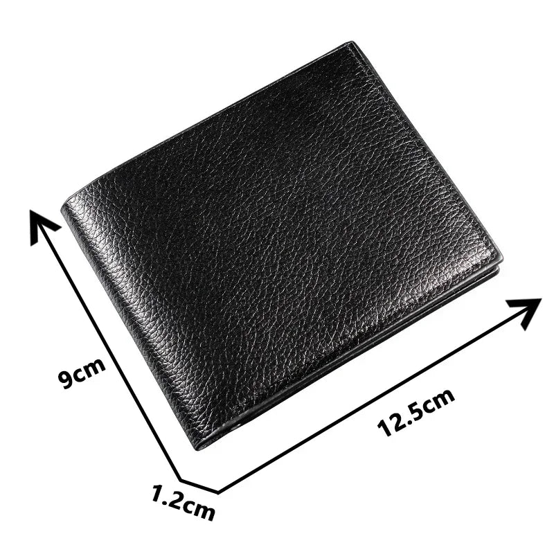 Men's Wallets Premium Product  for Man Short Black Walet Portefeuille Homme  Purse  Clutch Purse  Card Holder  Photo Holder