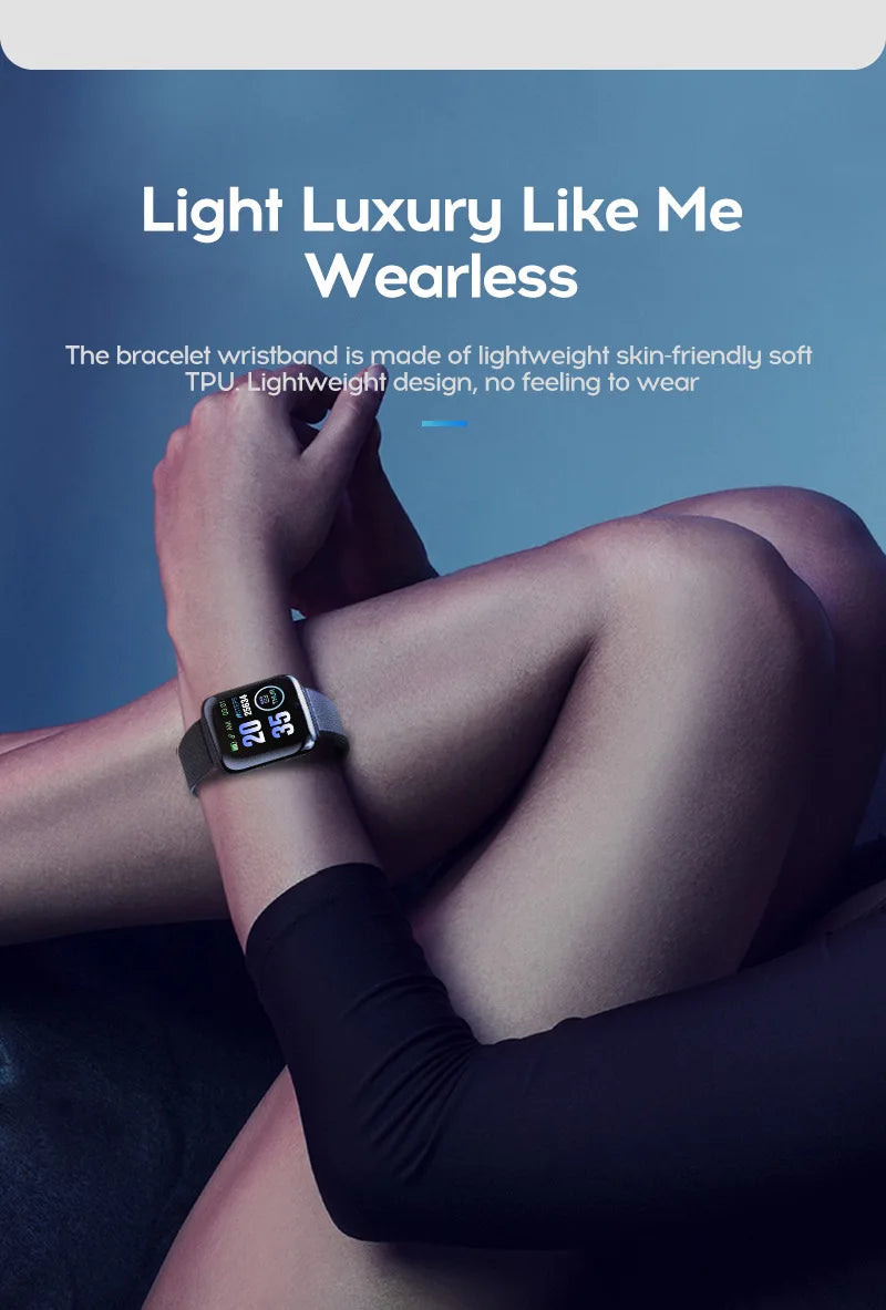 New 116plus Smart Watch Women Men Full Touch Screen Sport Fitness Watch Man IP67 Waterproof Bluetooth For Ios Android Smartwatch