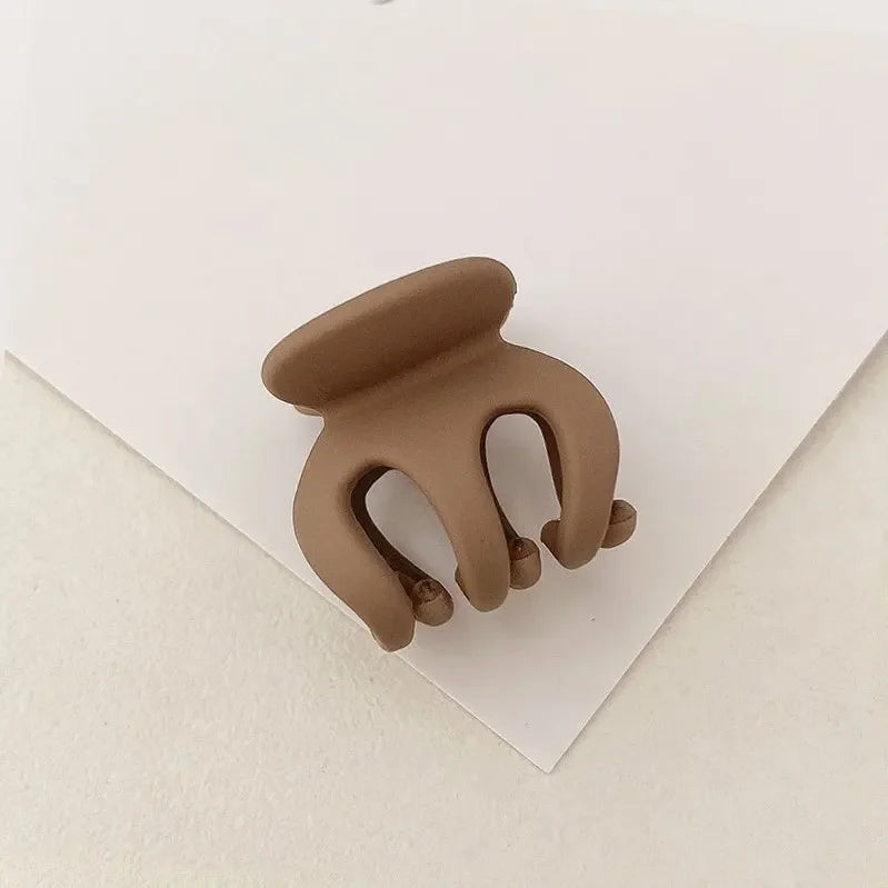 머리핀 Fashion Hight Ponytail Hair Claw Clip Acrylic Small Hair Claws Women Girls Shark Clips Headwear Barrette Hair Accessories