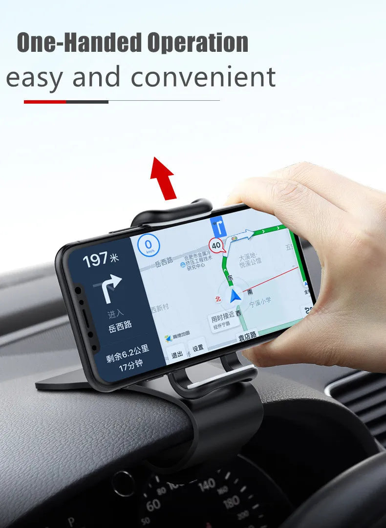 360° Rotatable Car Phone Holder Universal Smartphone Stands Car Rack Dashboard Support for Auto Grip Mobile Phone Fixed Bracket