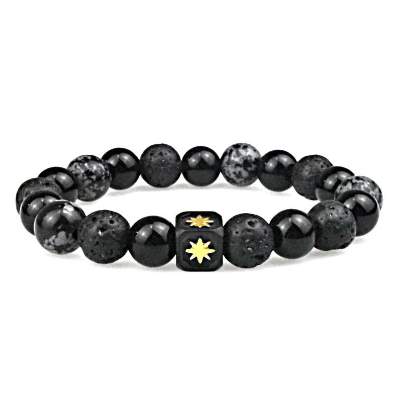 Volcanic Stone Bracelet for Men Lava Stone Beads Bracelet Tibetan Buddha Wrist Chain Women Men Jewelry Gift New Bracelets