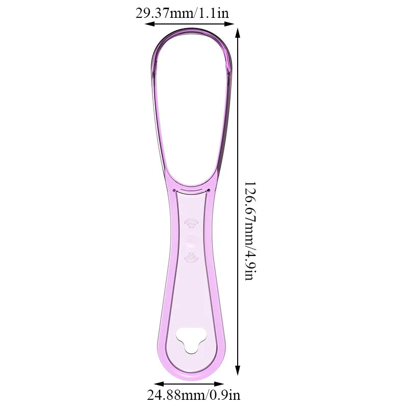 Tongue Scraper For Adult Reusable Tongue Cleaning Tool Food Grade Plastic Mouth Scraper Washable Oral Hygiene Care Appliances