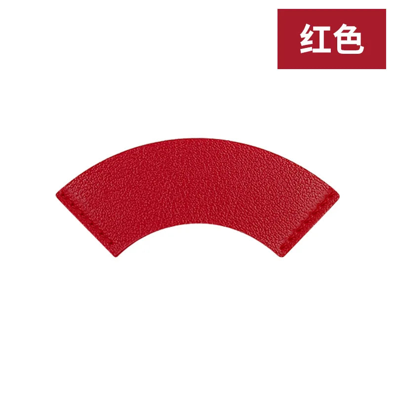 PU Bookmark Leather Heart Bookmark Mini-portable Gift Heart Bookmark Page Folder Corner Protective Cover School Supplies