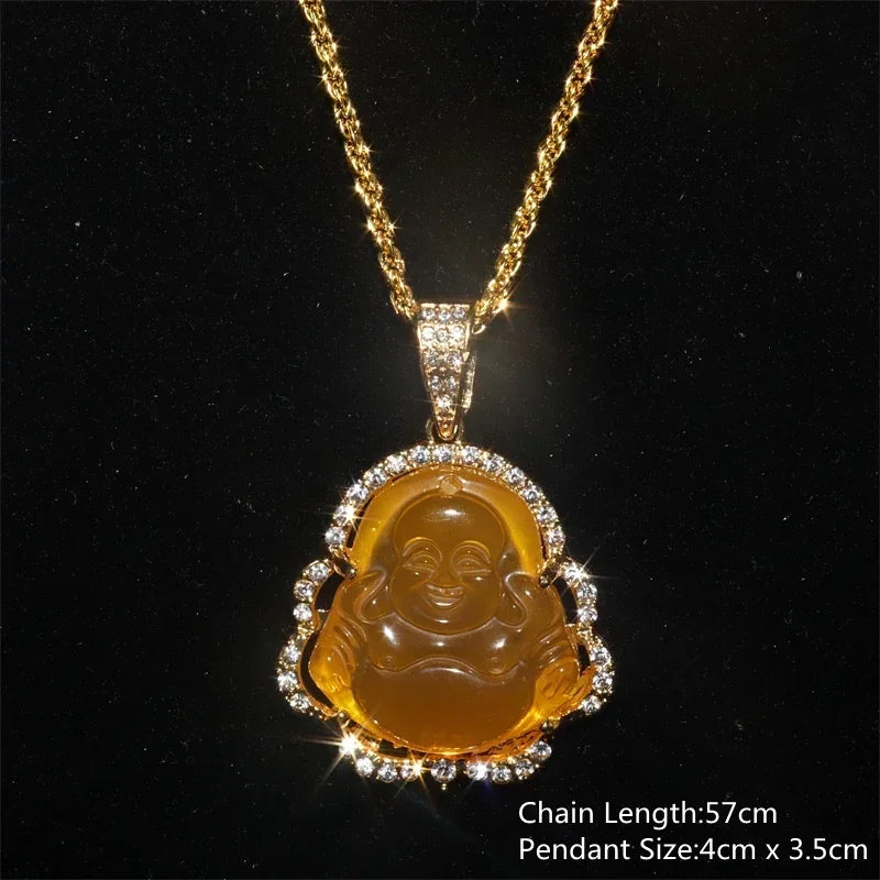 Exquisite Luxury Bamboo Imitation Jade Dragon Column Phoenix Necklace Suitable for Men and Women's Fashionable Charm Jewelry