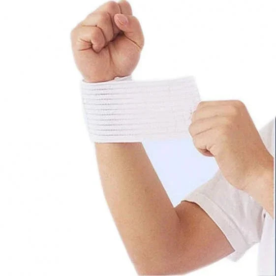 1PCS Elastic Bandage Hand Sport Wristband Gym Support Protector Wrist Brace Tennis Cotton Weat Fitness Wrist  Sport Safety Parts