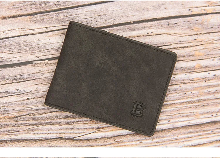 Business Men Wallets Small Money Purses Wallets New Design Dollar Price Top Men Thin Wallet with Coin Bag Zipper Coin Bag Wallet