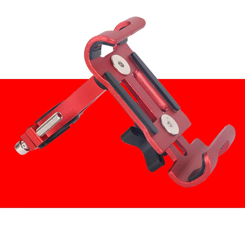 Aluminum Alloy Mobile Phone Holder MTB Bicycle Metal Cellphone Stand Shock-proof Fixed Navigation Bracket Bike Moto Accessories