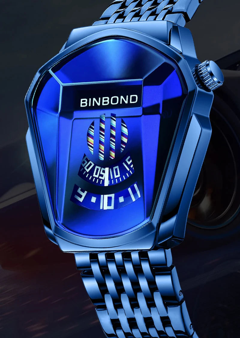 UTHAI New Men's Watch Fashion Luxury Creative New Concept Luminous Calendar Waterproof Small Tripod Quartz Watch RELOJ HOMBRE