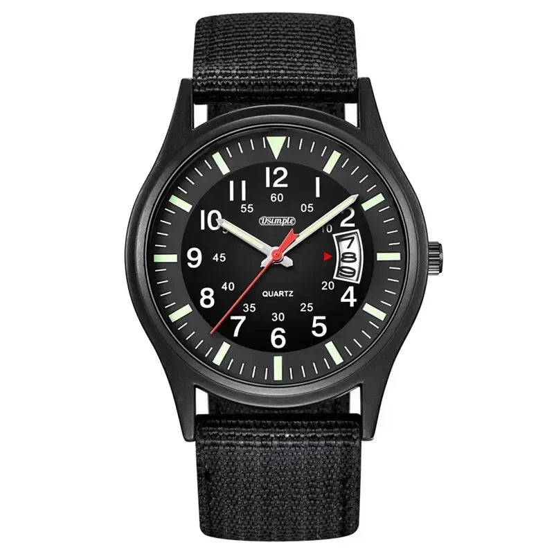 Fashion Mens Watch Nylon Watches Luxury Men Quartz Calendar Date Wristwatch Relogio Masculino Часы Мужские Reloj Hombre