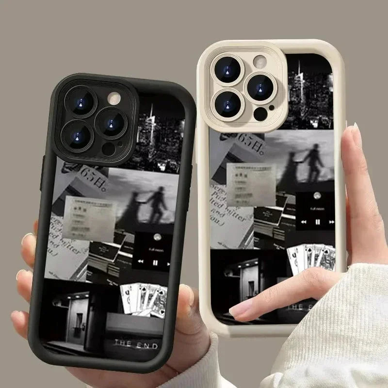 Liquid Silicone Case For iPhone 11 Funda iPhone 15 11 12 13 14 Pro Max XR XSMax 7 8 Plus SE 2020 2022 Lens Protection Soft Cover