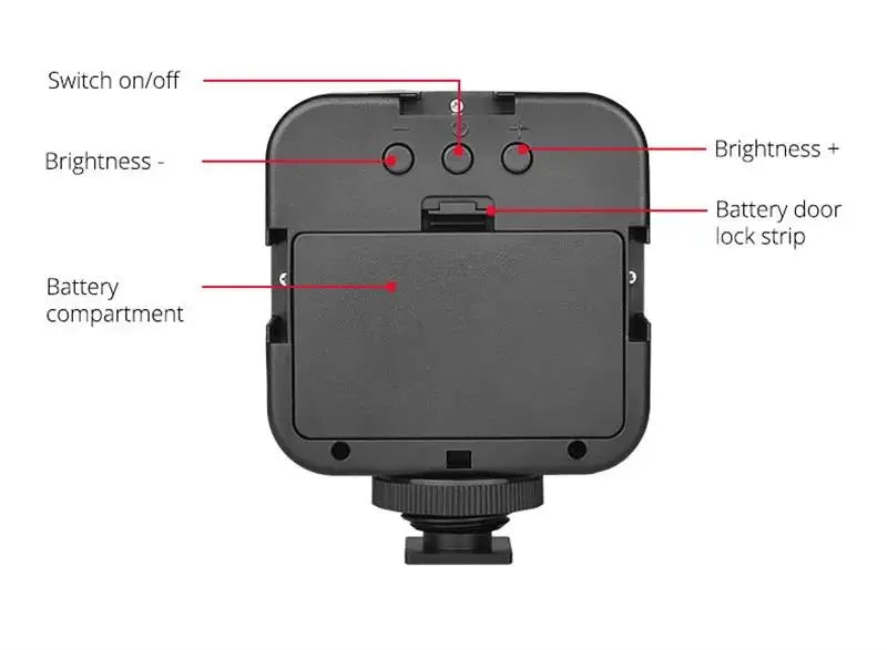USB Charge Portable LED Video Mini Fill Light For Sports Camera Smartphone Laptop Universal Selfie Adjustable Photography Lamp