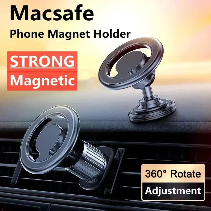 Strong Magnet Car Air Vent Phone Holder for Magsafe Accessories Stand Magnetic Car Dashboard Support for iPhone 15 14 13 12 Pro