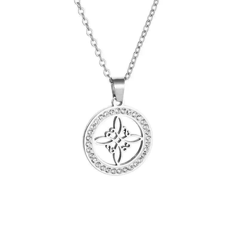 Stainless Steel Witchcraft Witch's Knot Adjustable Bracelet for Men Women Irish Celtic Supernatural Lucky Jewelry