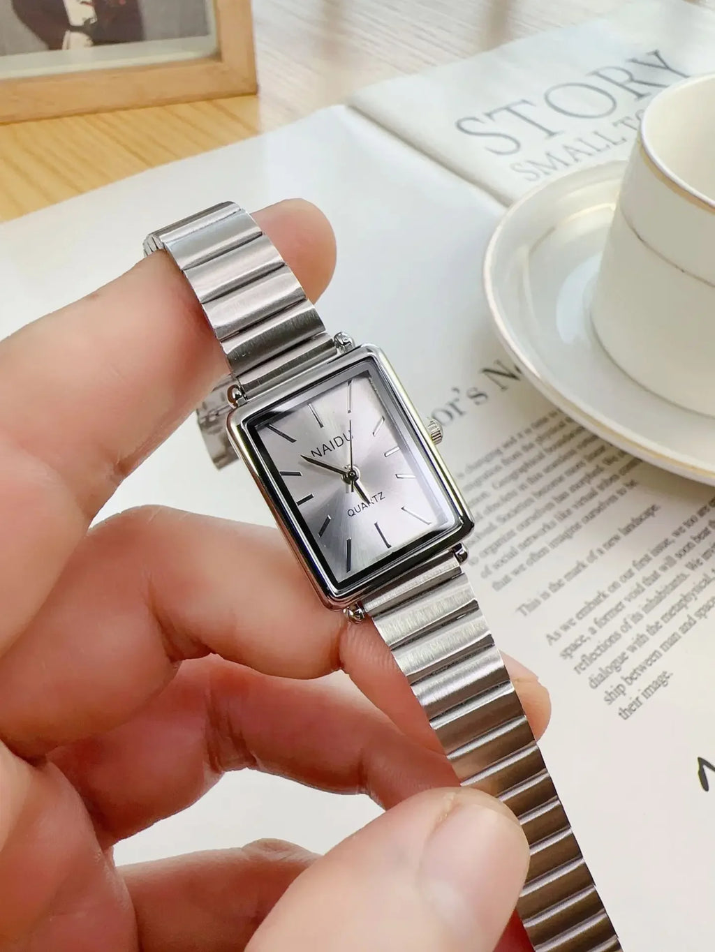 2025 New Women Watch Stainless Steel Belt Quartz Watch Luxury Ladies Quartz Wristwatch Dropshipping Relojes Para Mujer