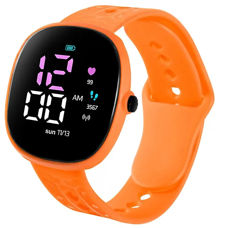 New LED Student Electronic Watch Children Wrist Watch Sports Waterproof Children's Digital Watch kids