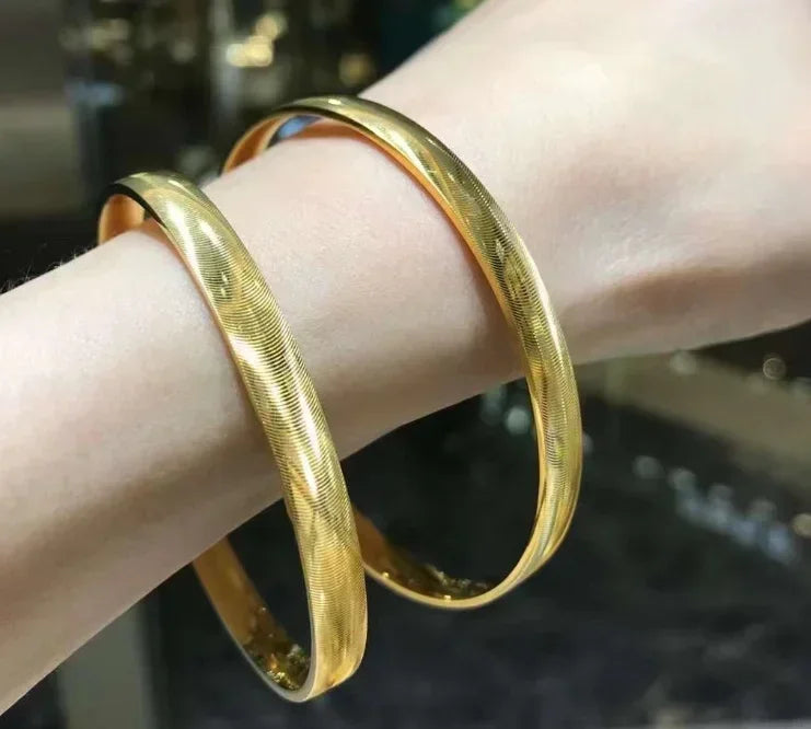 New Gold/Silver Color Bracelet Bangle for Women Classical Style Vintage Bracelet Bangle Jewlery Gifts Accessories