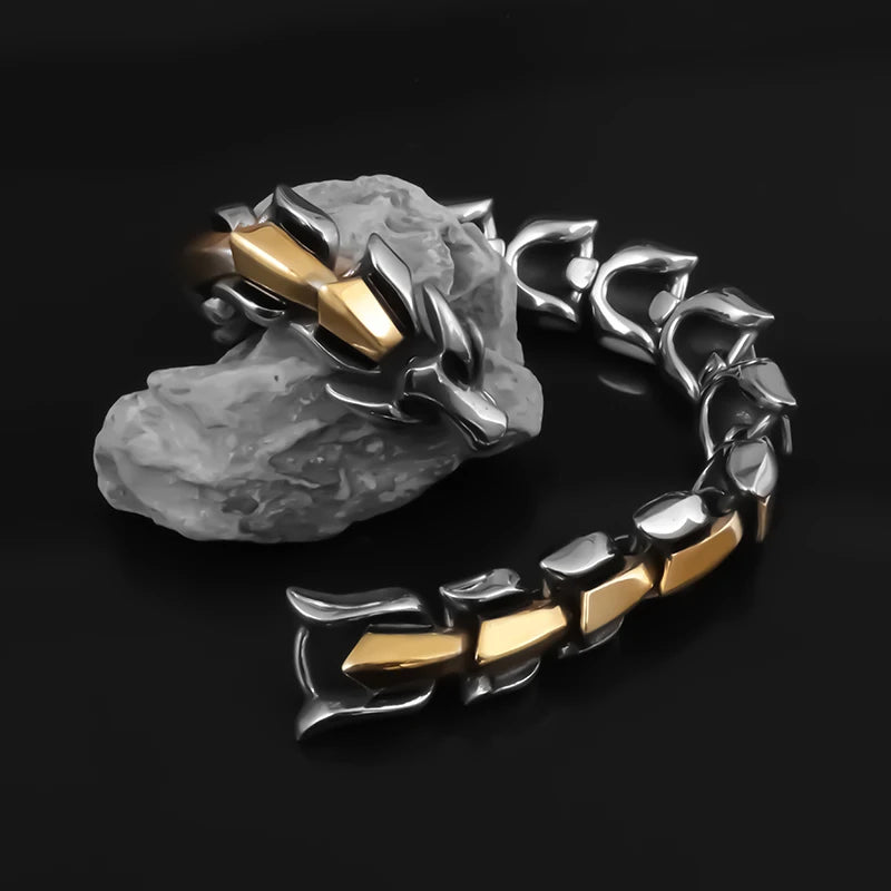 Classic Fashion Keel Bracelet Fish Hook Clasp Mens High Quality Silver Plated Bracelet Maletrend Party Jewelry