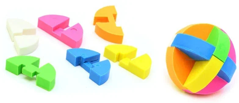 Block Puzzle Maze Toy Cube Rubber Eraser Kids Educational Toys Reward Prizes Toy Party Toys Favors Gift kids Learning supplies