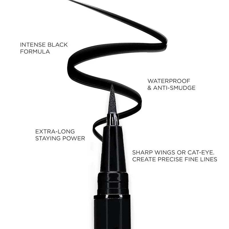 QuickDry Eyeliner Pencil Makeup Long Lasting Smooth Matte Eye Liner Waterproof Anti Smudge Liquid Eyeliner Pen Eyes Cosmetics