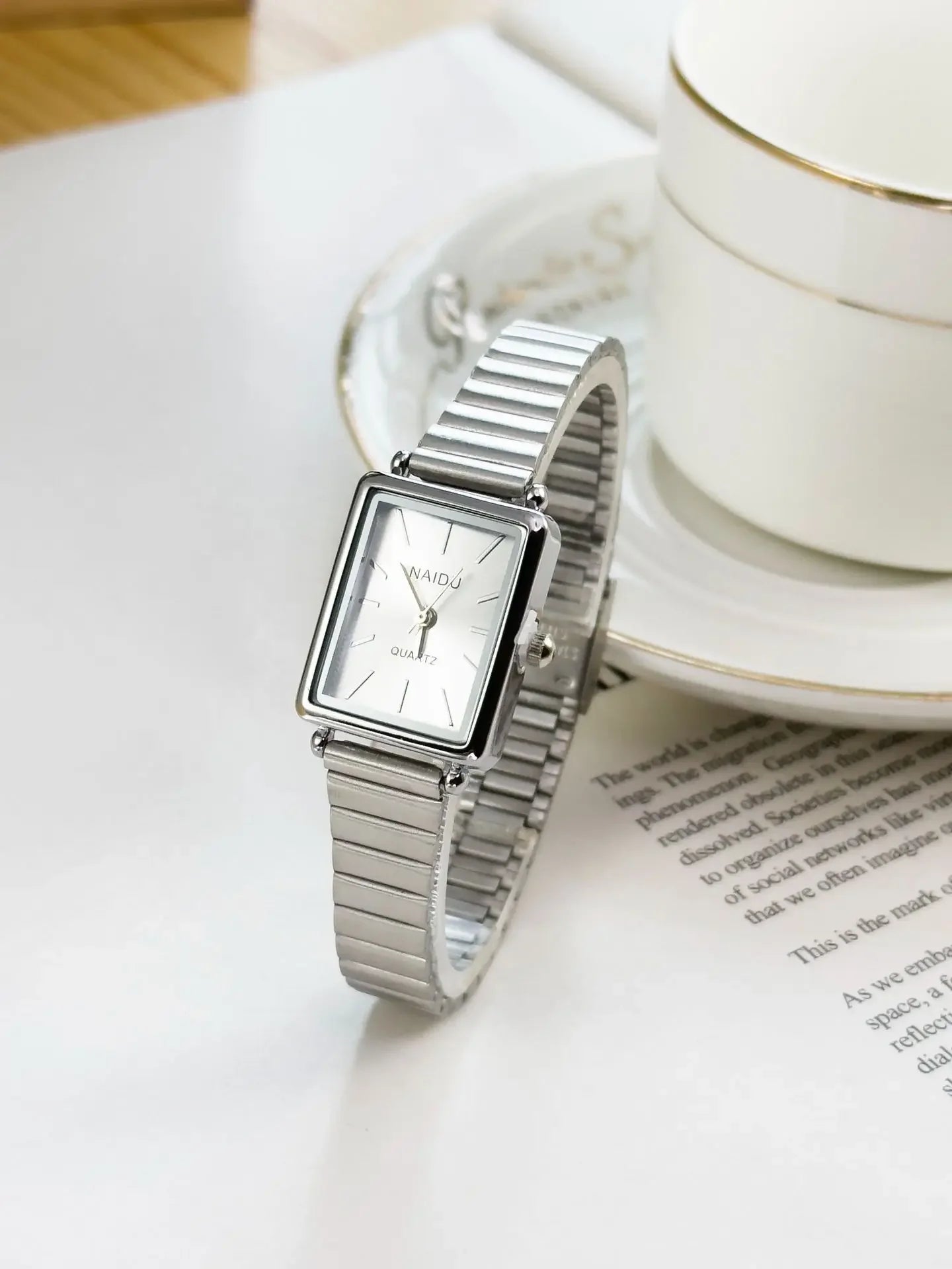 2025 New Women Watch Stainless Steel Belt Quartz Watch Luxury Ladies Quartz Wristwatch Dropshipping Relojes Para Mujer