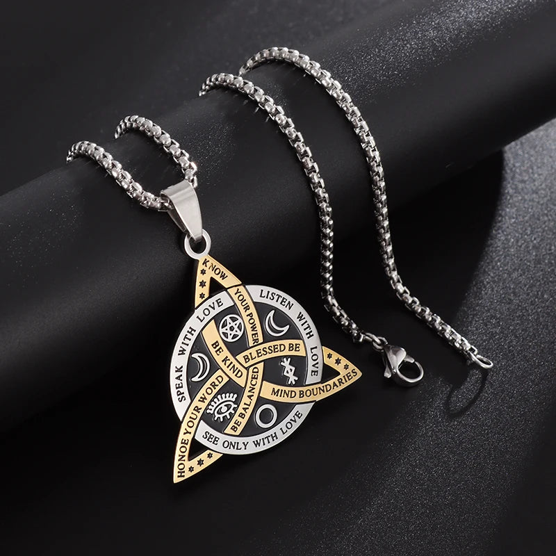 Magic Witch Necklace Women\\'s Vintage Blood Pack Removable Witch Wand Pendant Cosplay Jewelry Couple New Lover Gift