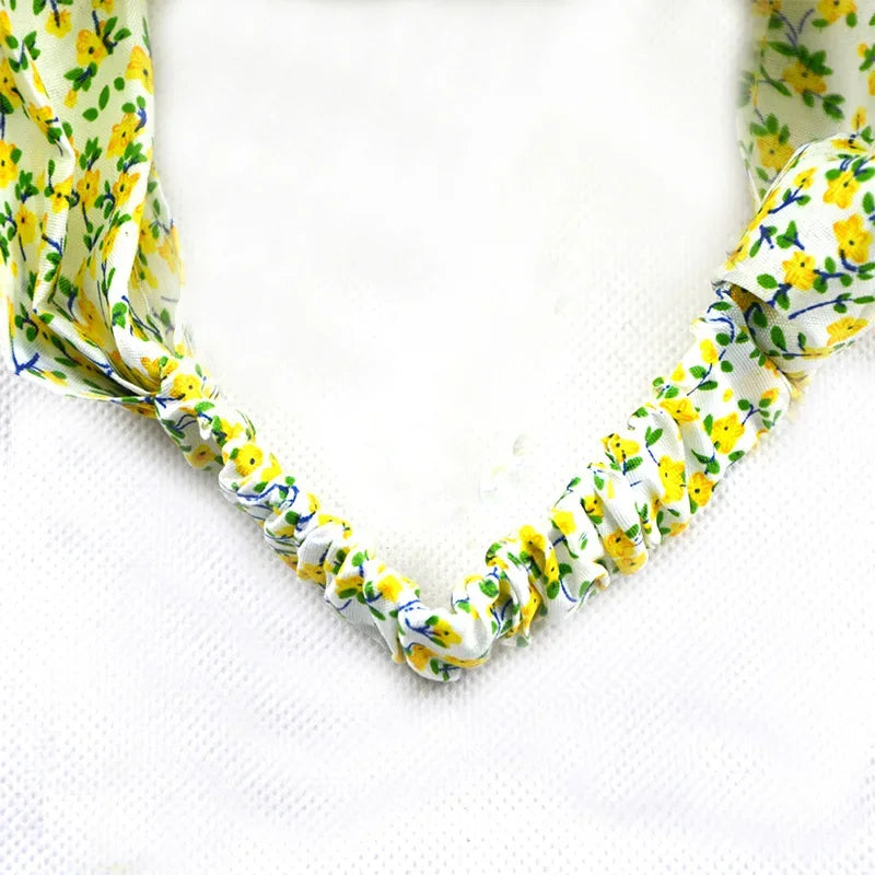Elastic Children Printed Headband Mother Aldult Hijab Floral Baby Bandanas Kids Headwear Hats Newborn Head Scarf Accessories
