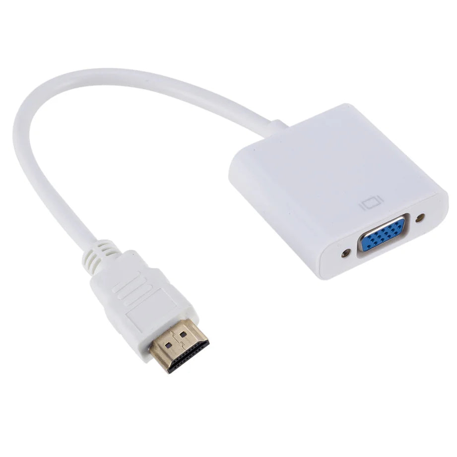 HDMI-compatible To VGA Cable Converter Full HD 1080P HDMI Male To VGA Female Adapter for Laptop PC HDTV Projector Tablet Monitor