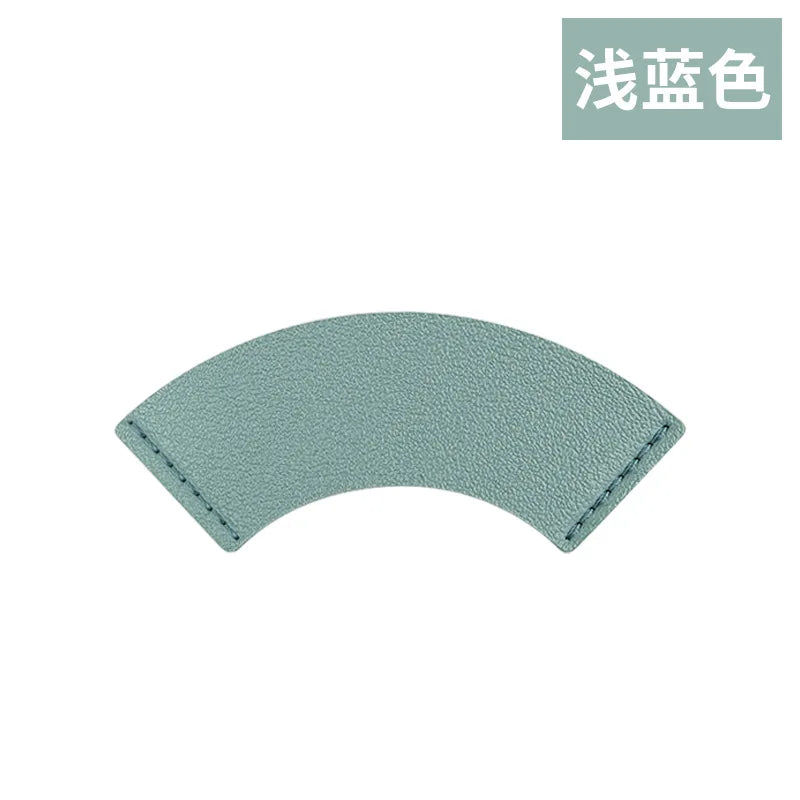 PU Bookmark Leather Heart Bookmark Mini-portable Gift Heart Bookmark Page Folder Corner Protective Cover School Supplies