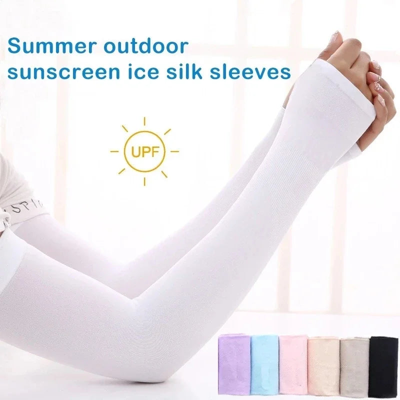 Arm Sleeves Warmers Sports Sleeve Sun UV Protection Hand Cover Cooling Warmer Running Fishing Cycling Ski Mangas Para Brazo