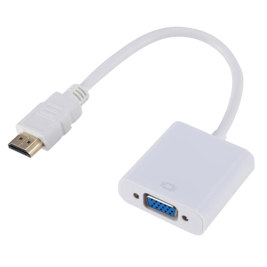 HDMI-compatible To VGA Cable Converter Full HD 1080P HDMI Male To VGA Female Adapter for Laptop PC HDTV Projector Tablet Monitor