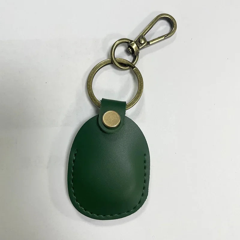 For Airtags Protective Case Retro High Quality PU Leather Keychain For Apple Anti-lost Tracker Locator Device Accessories